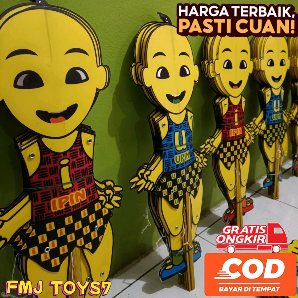 WAYANG UPIN IPIN TERMURAH TERLARIS MAINAN TRADISIONAL