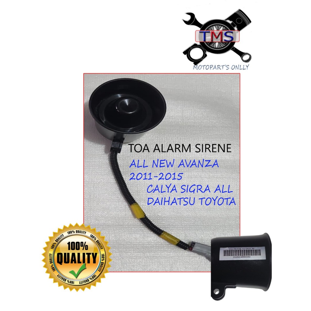 TOA ALARM SIRINE MOBIL ALL NEW ALL NEW AVANZA 2011-2015 CALYA SIGRA ALL DAIHATSU-TOYOTA ORIGINAL