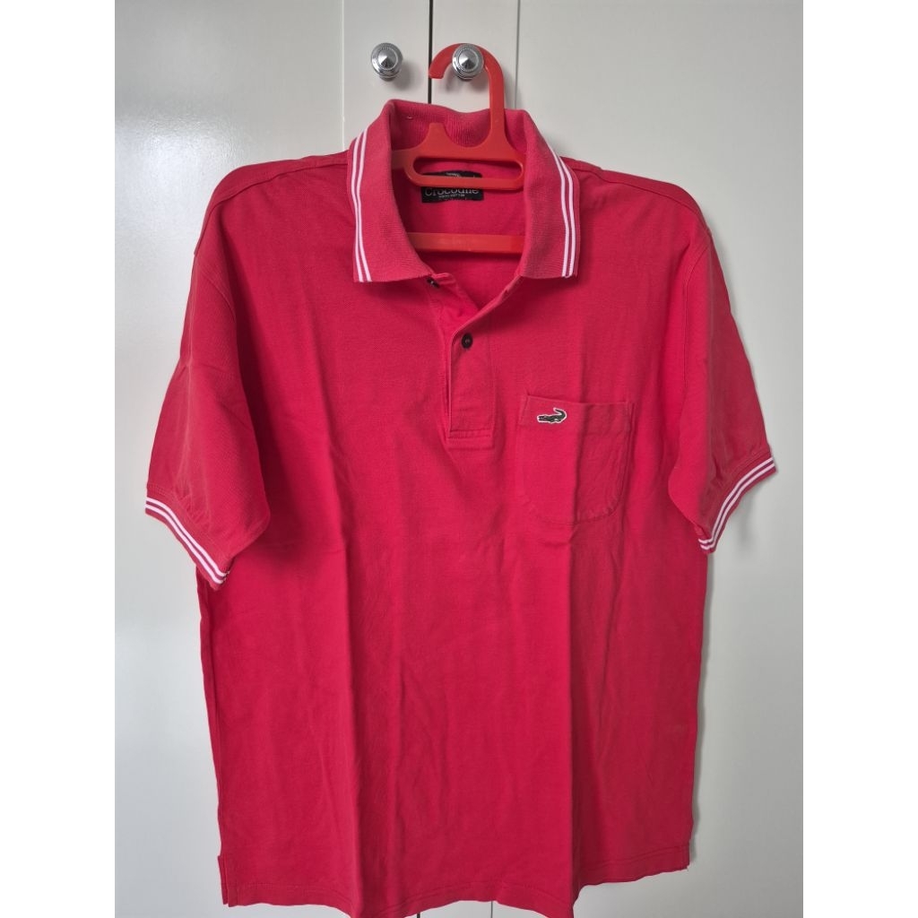 Preloved Baju Kaos Berkerah Cowok Crocodilo Giordano Polo