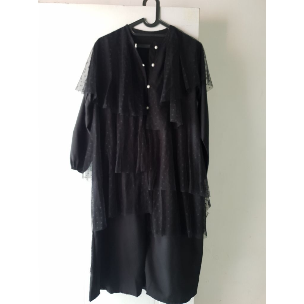 PRELOVED Tunik hitam/ Tunik lace/Tunik wanita/Baju kondangan