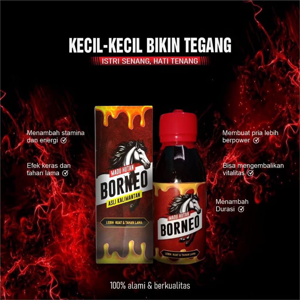 Madu Black Borneo MJA 1 Botol isi 120ml Ori terjamin