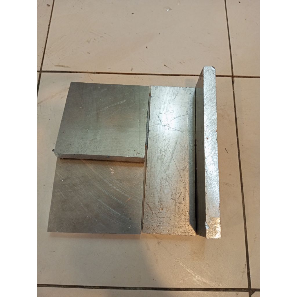 Plat Aluminium Tebal 12mm Lebar 280mm Panjang 280mm