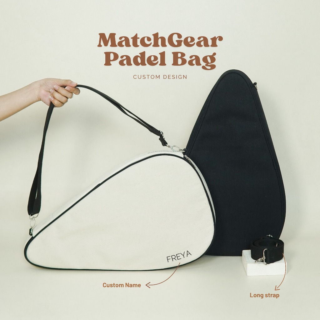 MatchGear Padel Bag Racket Cover | Free Custom Nama Tas Raket Thermal Premium by SOKOAKU