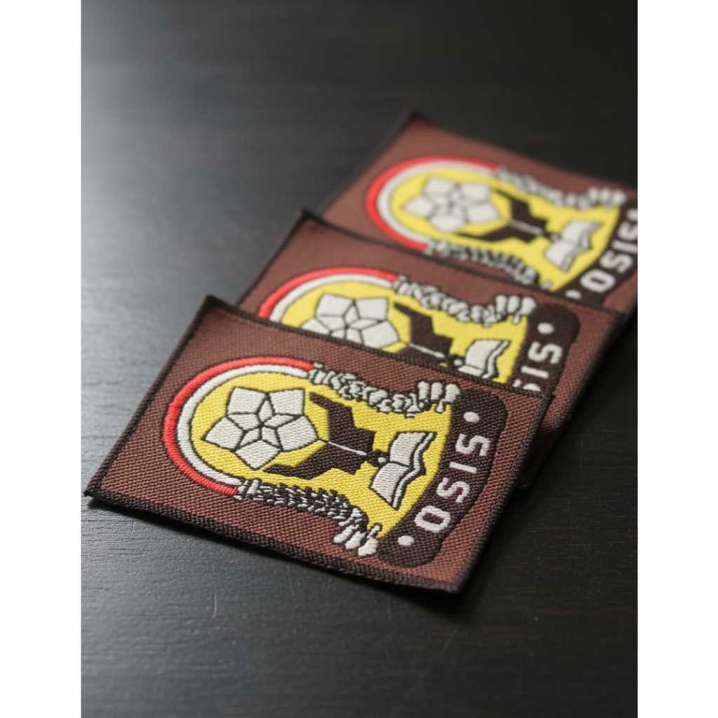 LOGO OSIS SMA  DAN SMP woven damask TERMURAH
