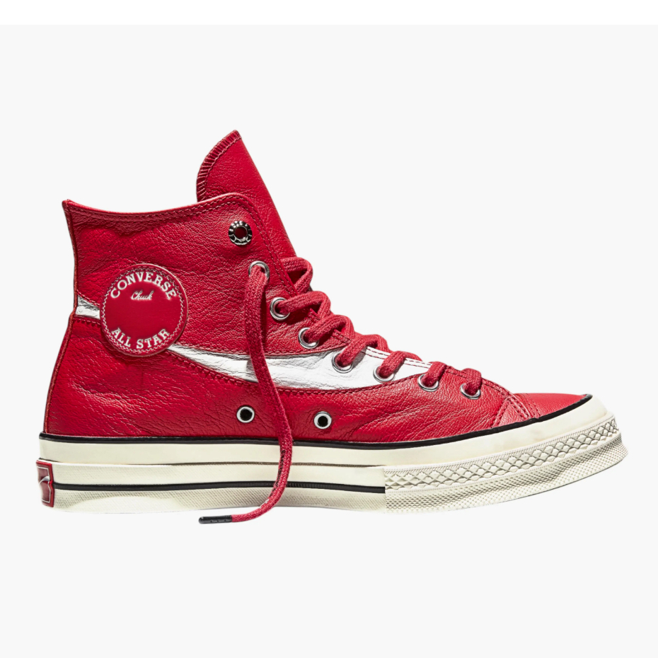 Sepatu Sneakers Unisex Converse x COCA COLA Chuck 70 High Racing Red Egret Black Original A17888C