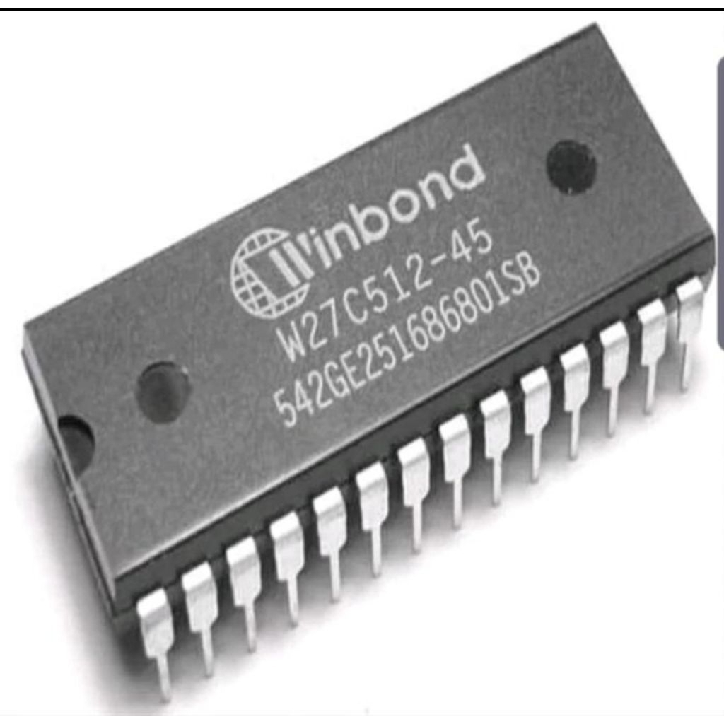 ic winbond w27c512-45