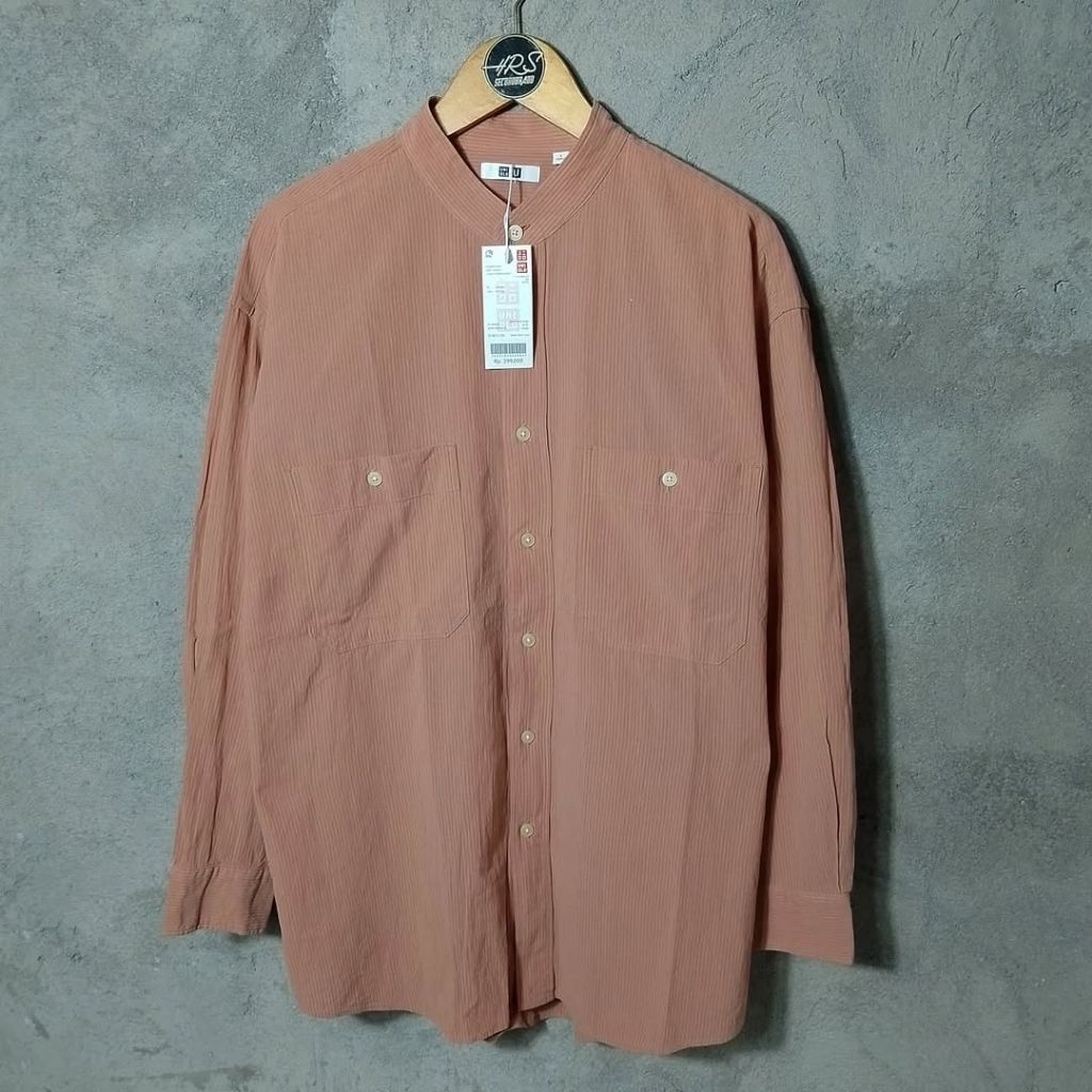 kemeja sanghai uniqlo U doble pocket xxl