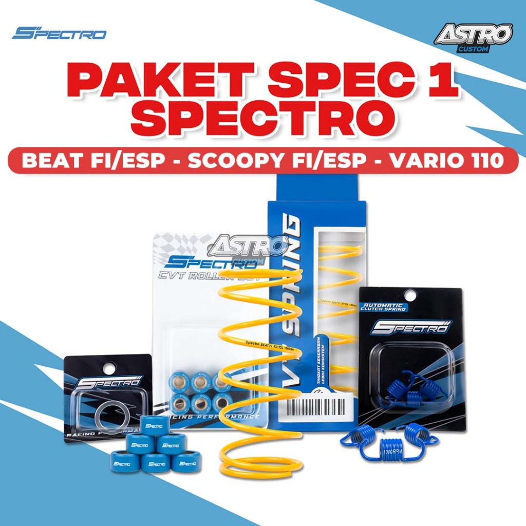 Spectro Paket Upgrade CVT Spec 1 BeaT Fi Scoopy Fi ESP Prestige Genio Street New Deluxe KOJ Kirian