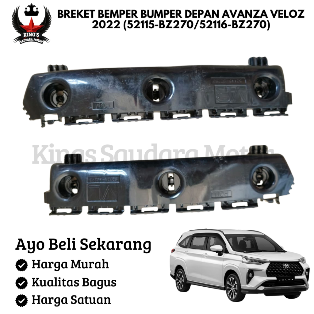 Breket Bemper Bumper Depan Avanza Veloz 2022 Original