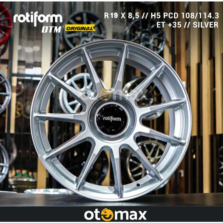 Velg Mobil Rotiform DTM Original Ring 19 Silver