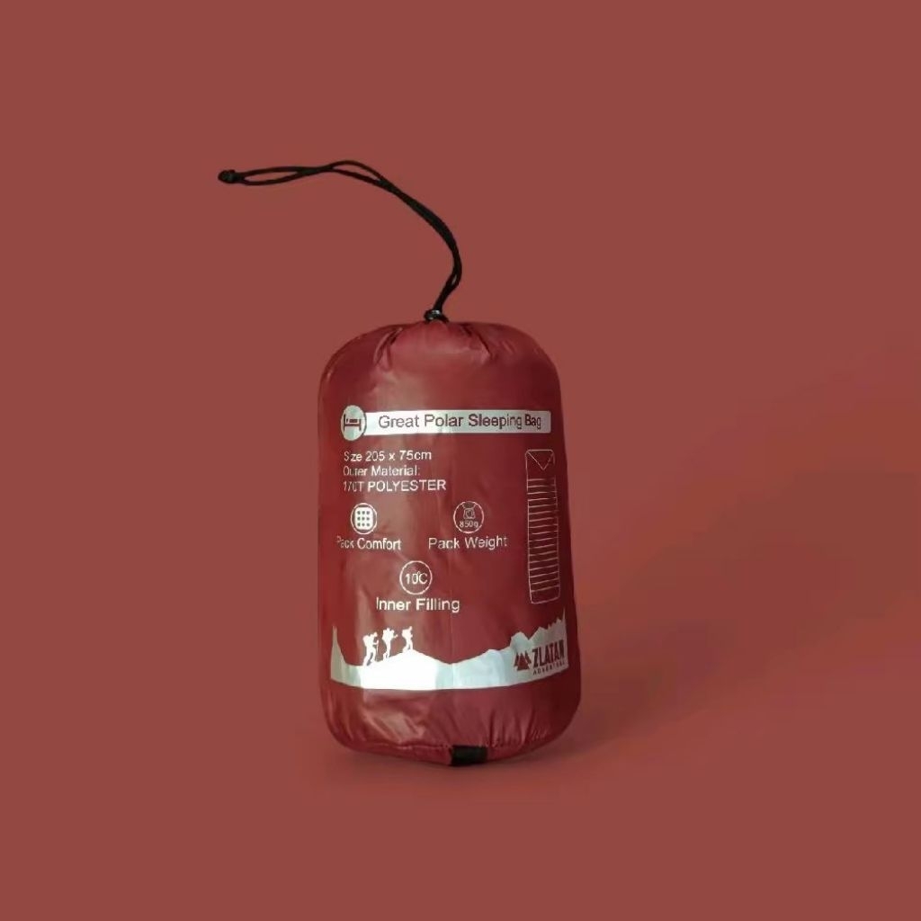 Sleeping Bag Camping / Sleeping bag Zlatan adventure Great Polar unisex  205 x 75cm Original