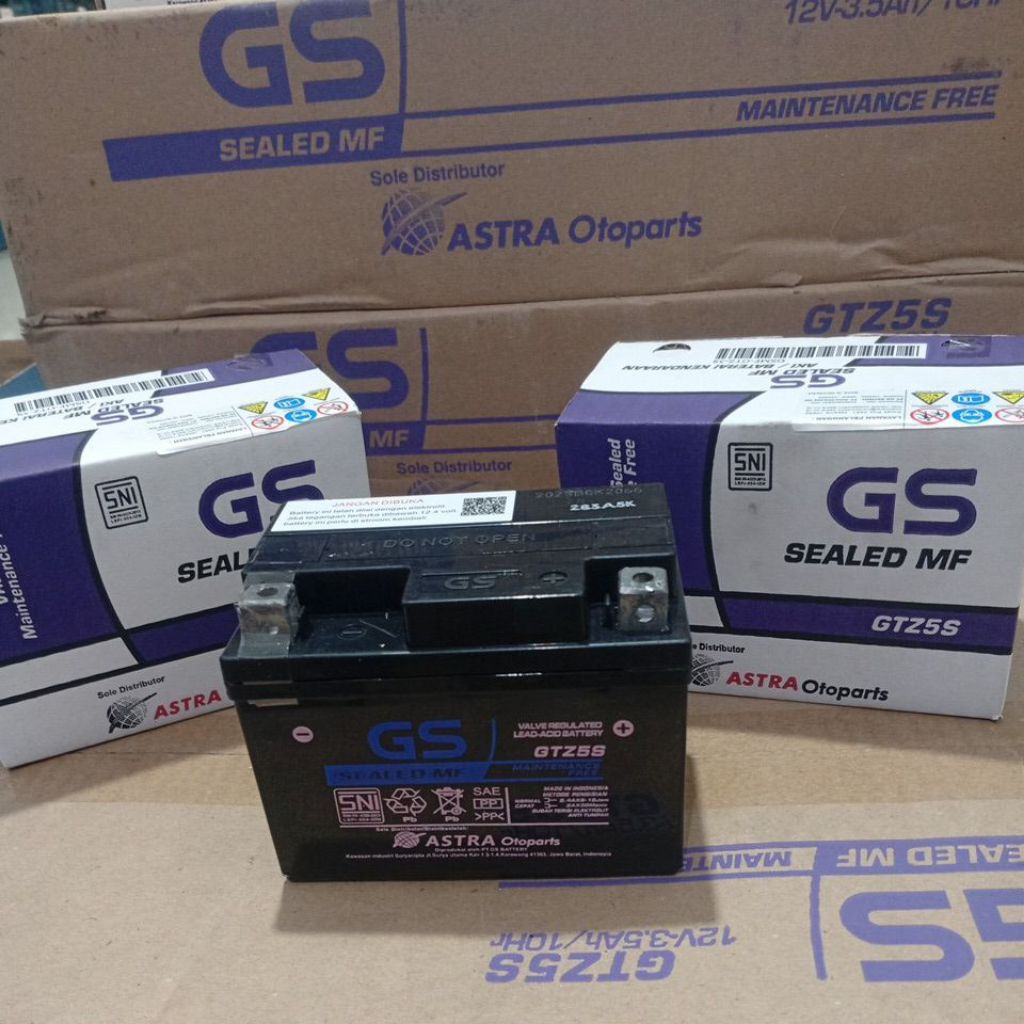 Aki Accu GS Astra GTZ5S Aki Kering GS Astra GTZ5S