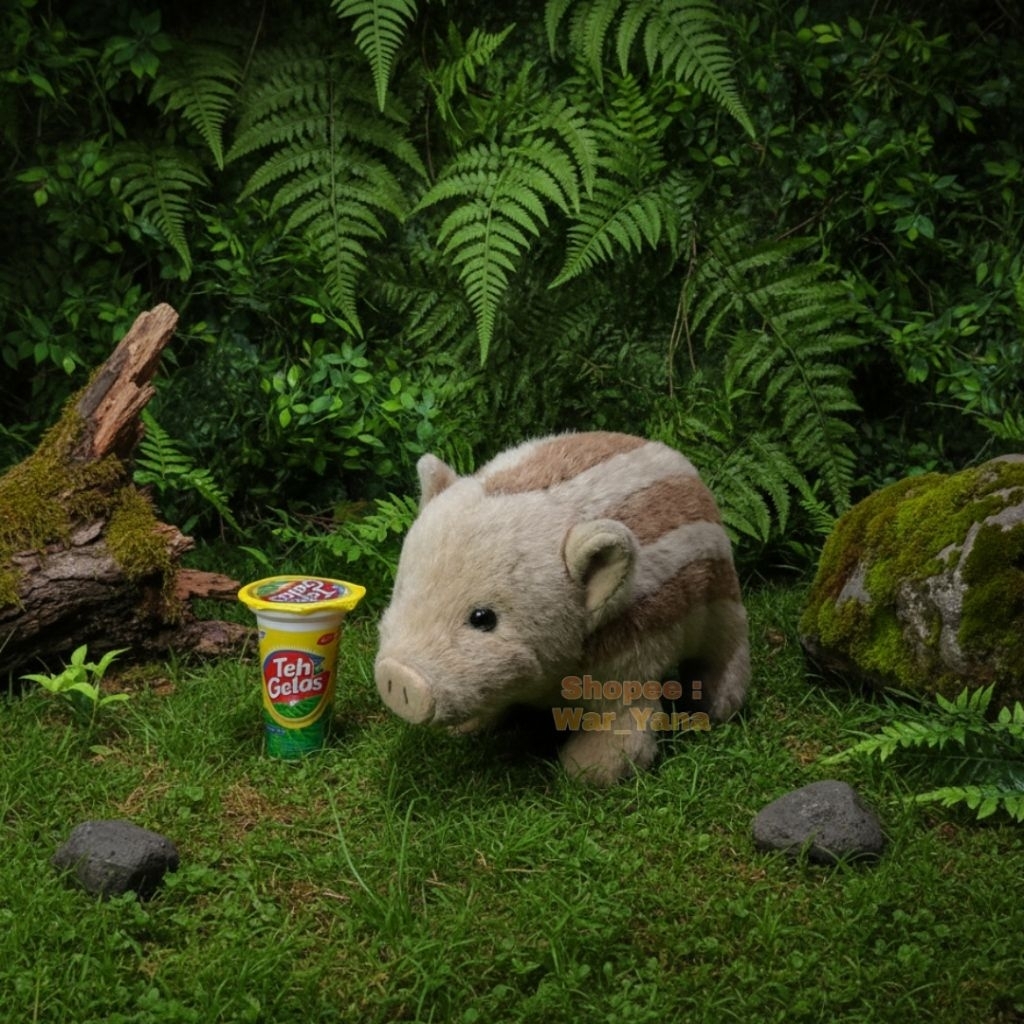 Boneka Babi Hutan Import Jepang Original Second PL Preloved Plush Toys Stuffed Toy Stuff wild Animal