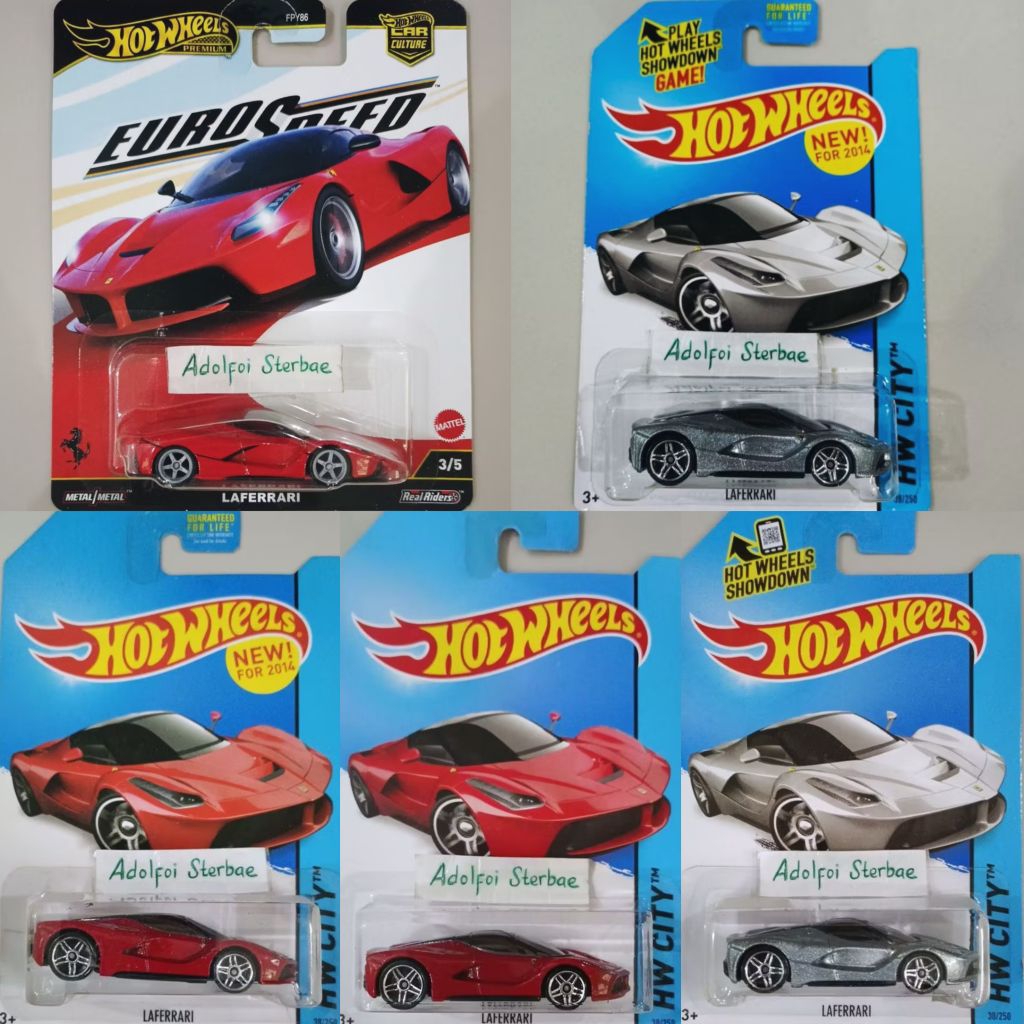 hotwheels hot wheels laferrari la ferrari laferari la ferari hw city akta premium edisi euro speed c