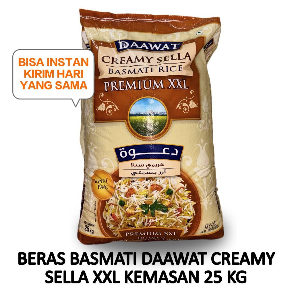 Beras Basmati Daawat 25kg XXL Kemasan Asli