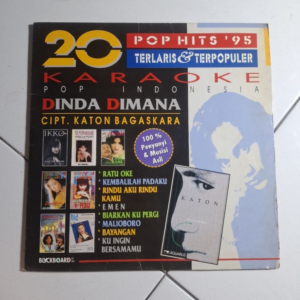 LaserDisc Musik Indo 20 Top Terpopuler Pop Hits 95 Second