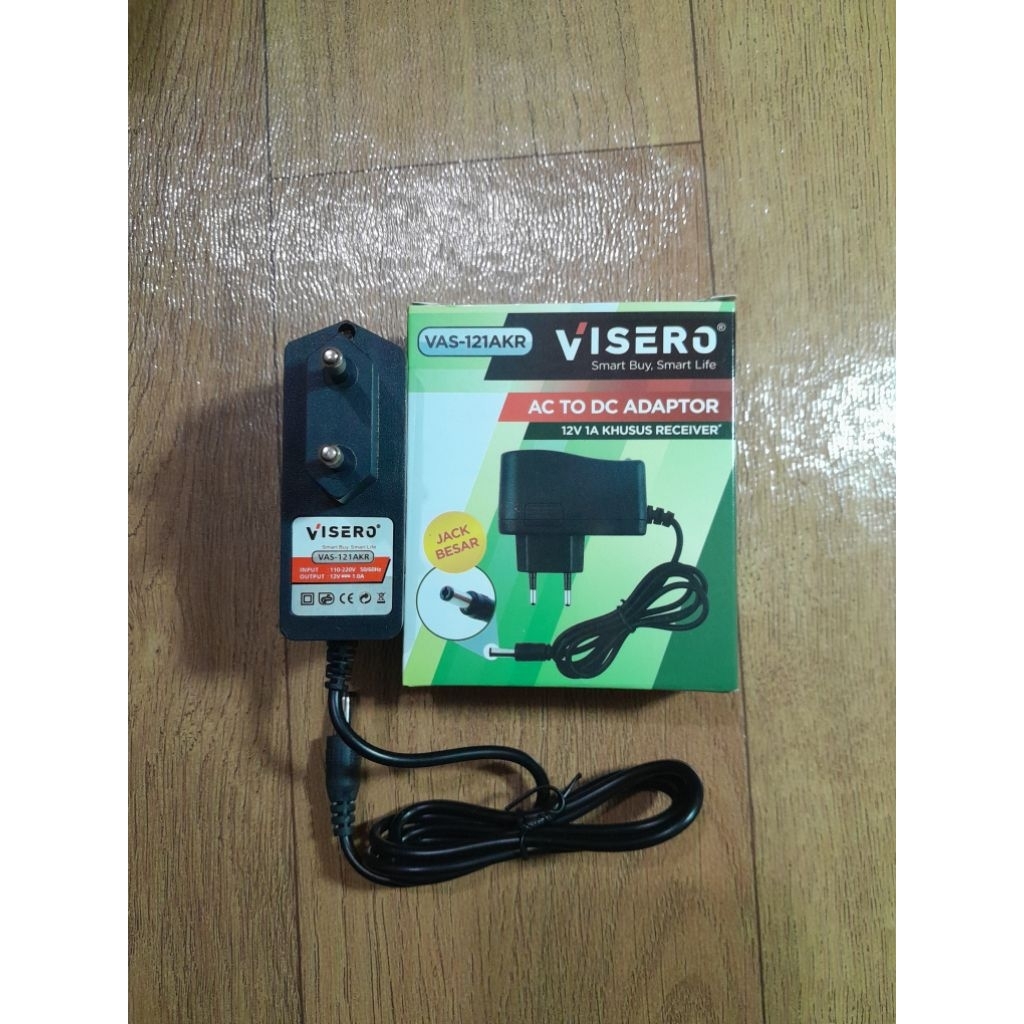 ADAPTOR 12V 1A RECIEVER VISERO