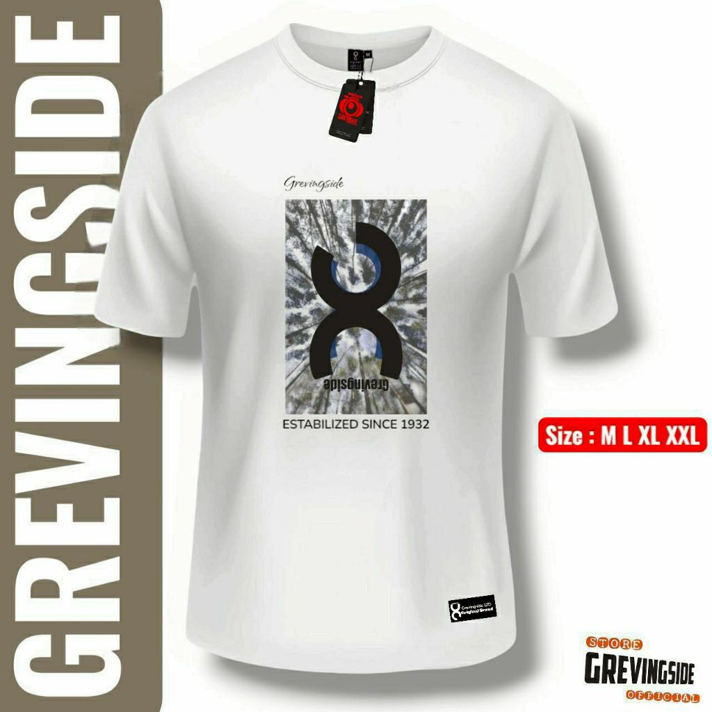 kaos distro original 100% // kaos grevingside local brand // kaos pria terbaru  // kaos motif simple