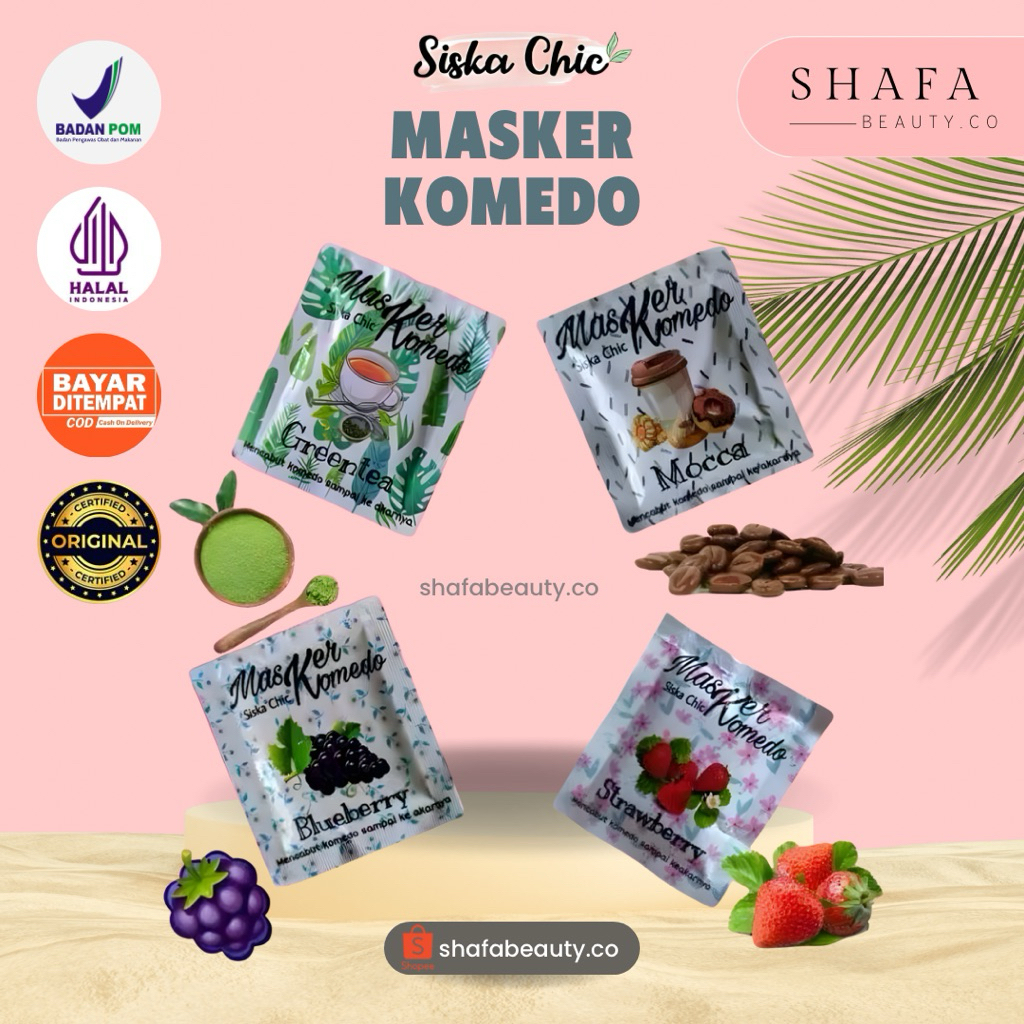 [COD] MASKER KOMEDO ORIGINAL BPOM 1000% by Siska Chic