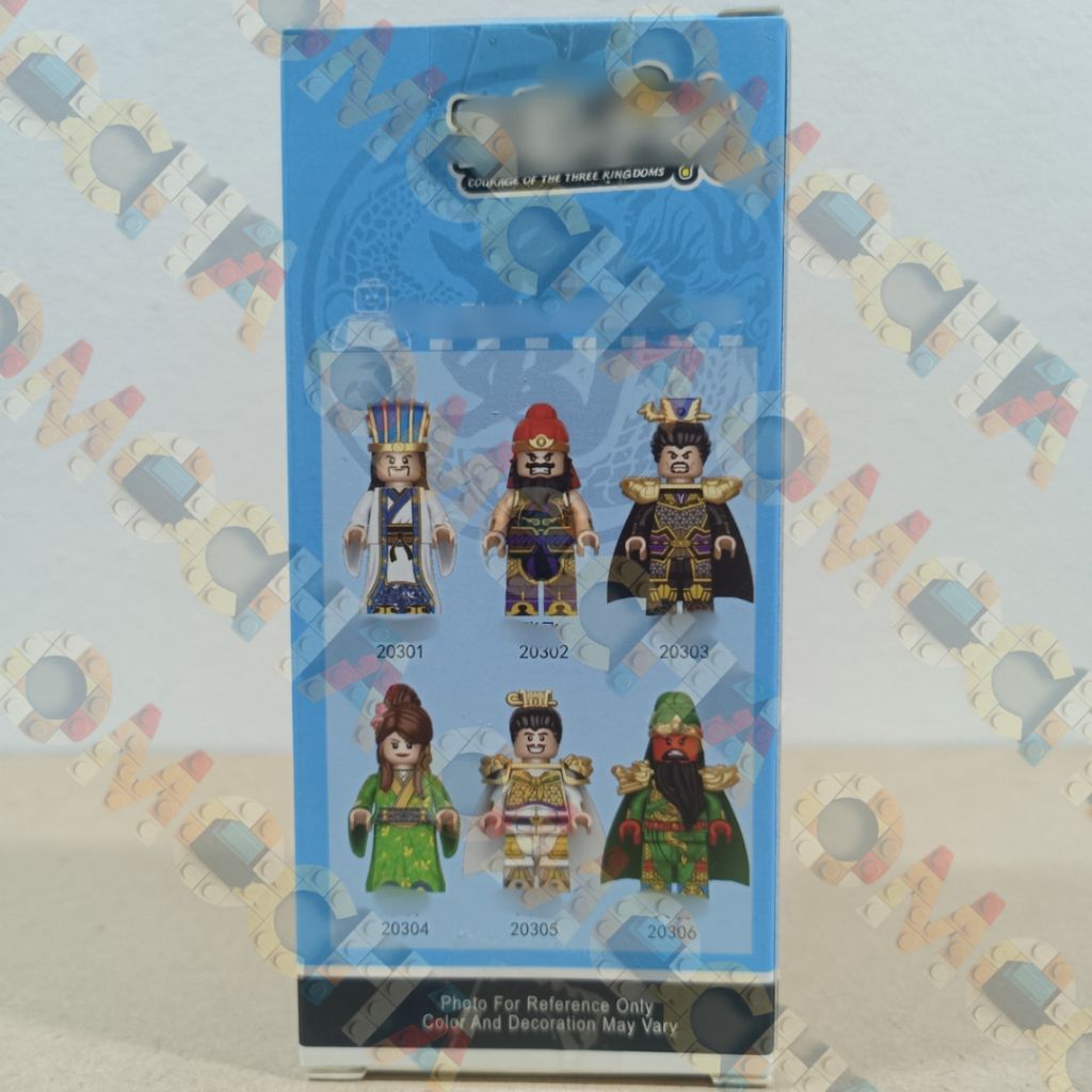 BRICKS MINIFIGURE DECOOL 20301 - 20306 THREE KINGDOM