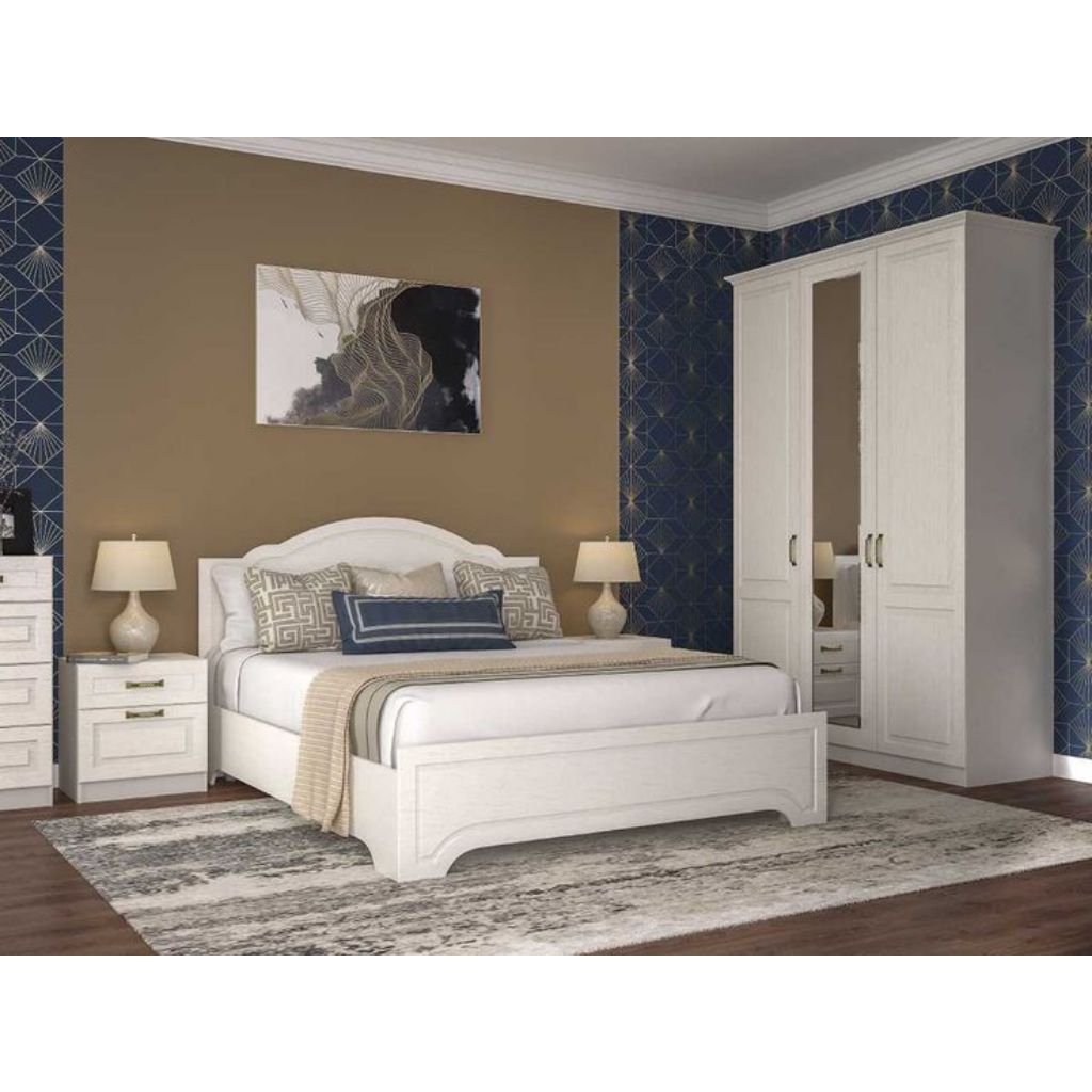 Tempat tidur classic minimalis modern/dipan premium kayu solid ukuran 160x200/divan rangka ranjang f