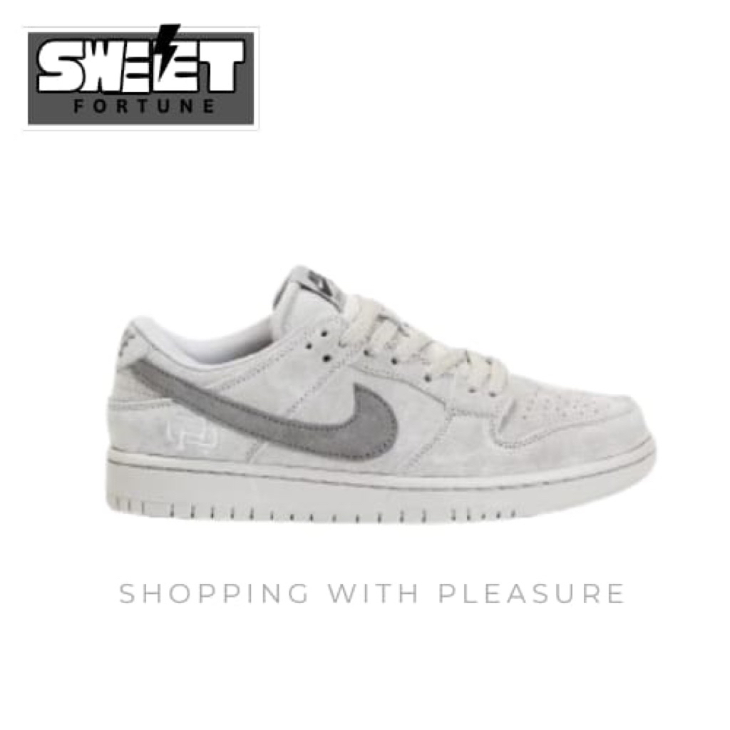 (SWEETFORTUNE) Sepatu Sneakers SB Dunk Low Pro Champion Grey