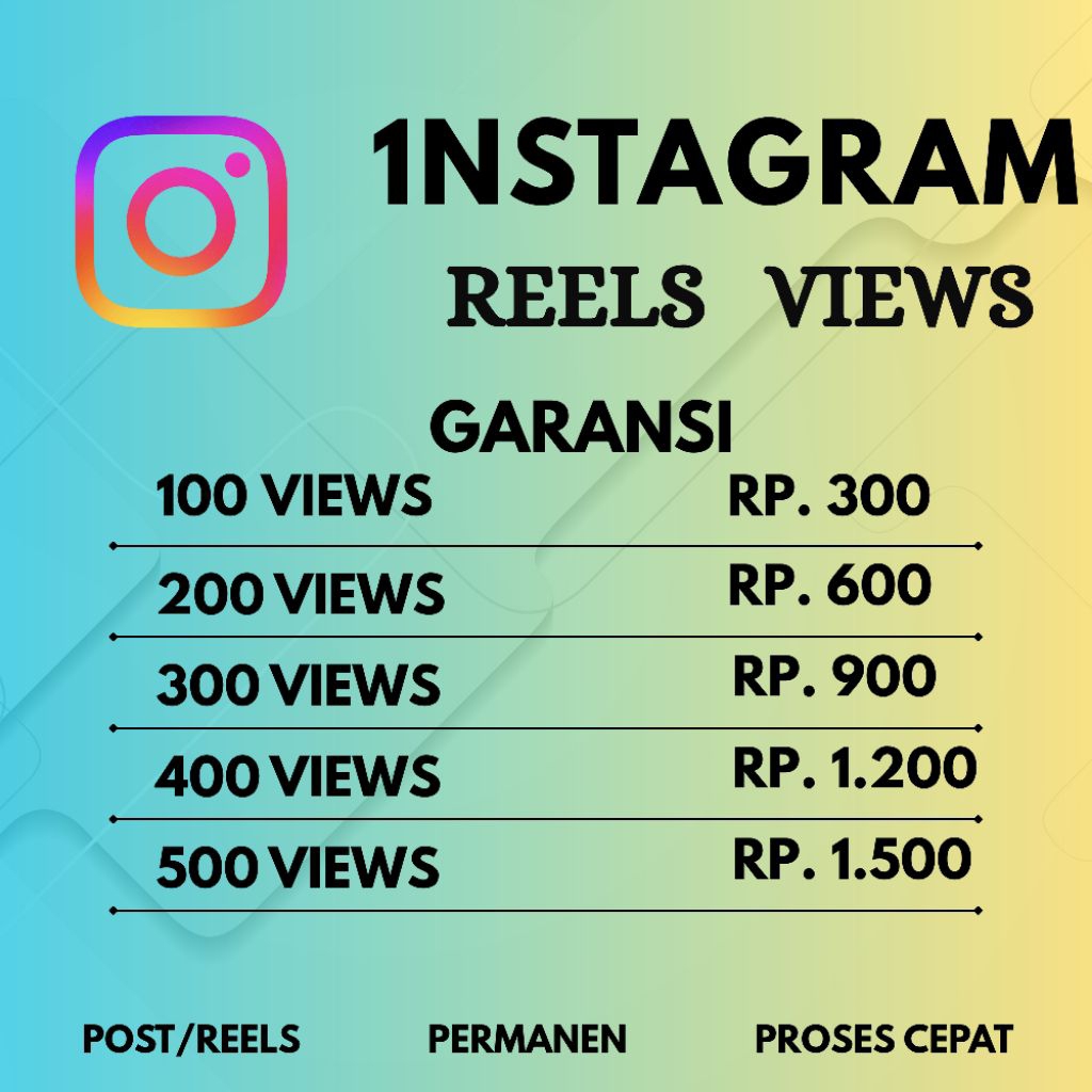 PROMO MURAH VIEWS REELS 1NSTAGR4M PERMANEN