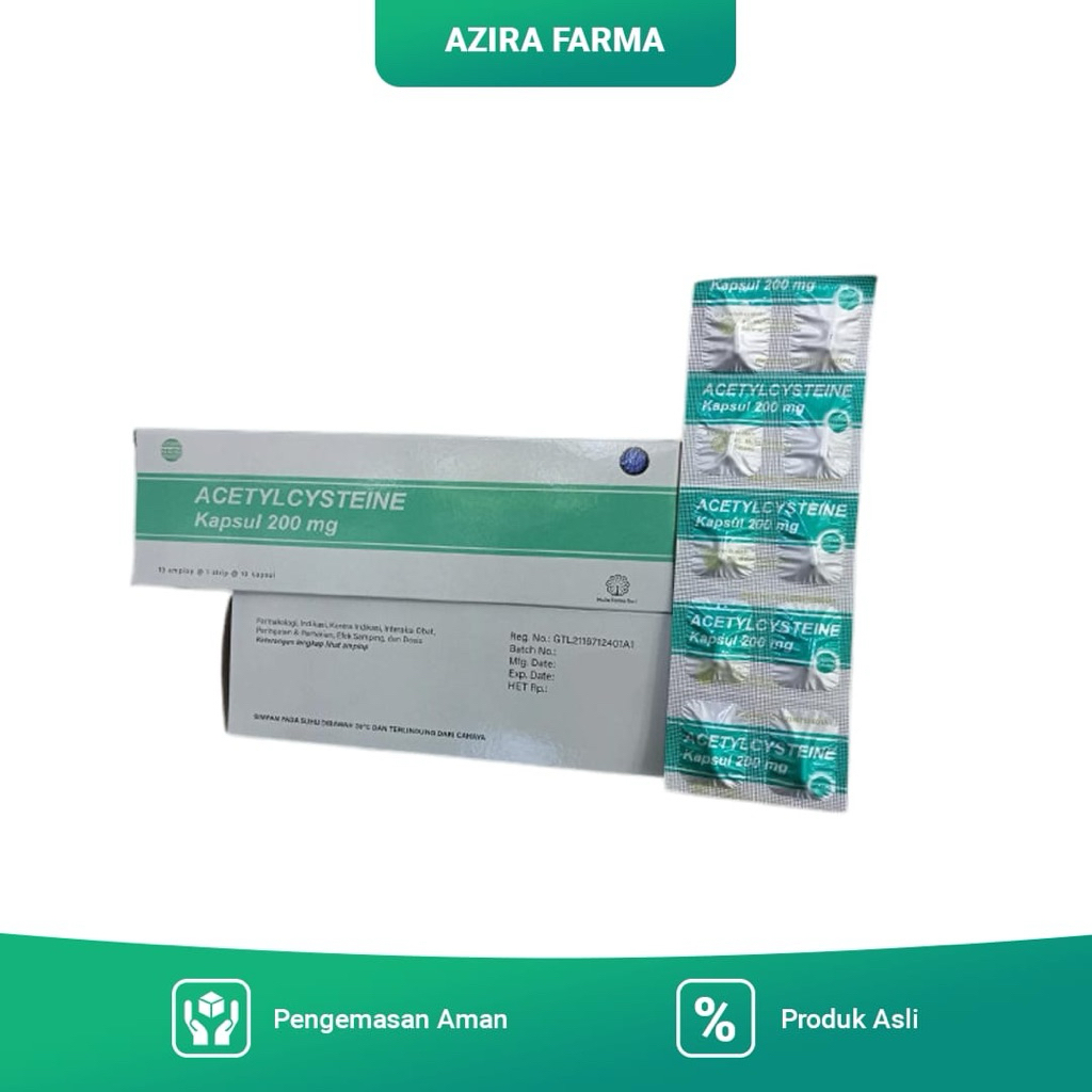 Acetylcysteine 200mg PT Mulia