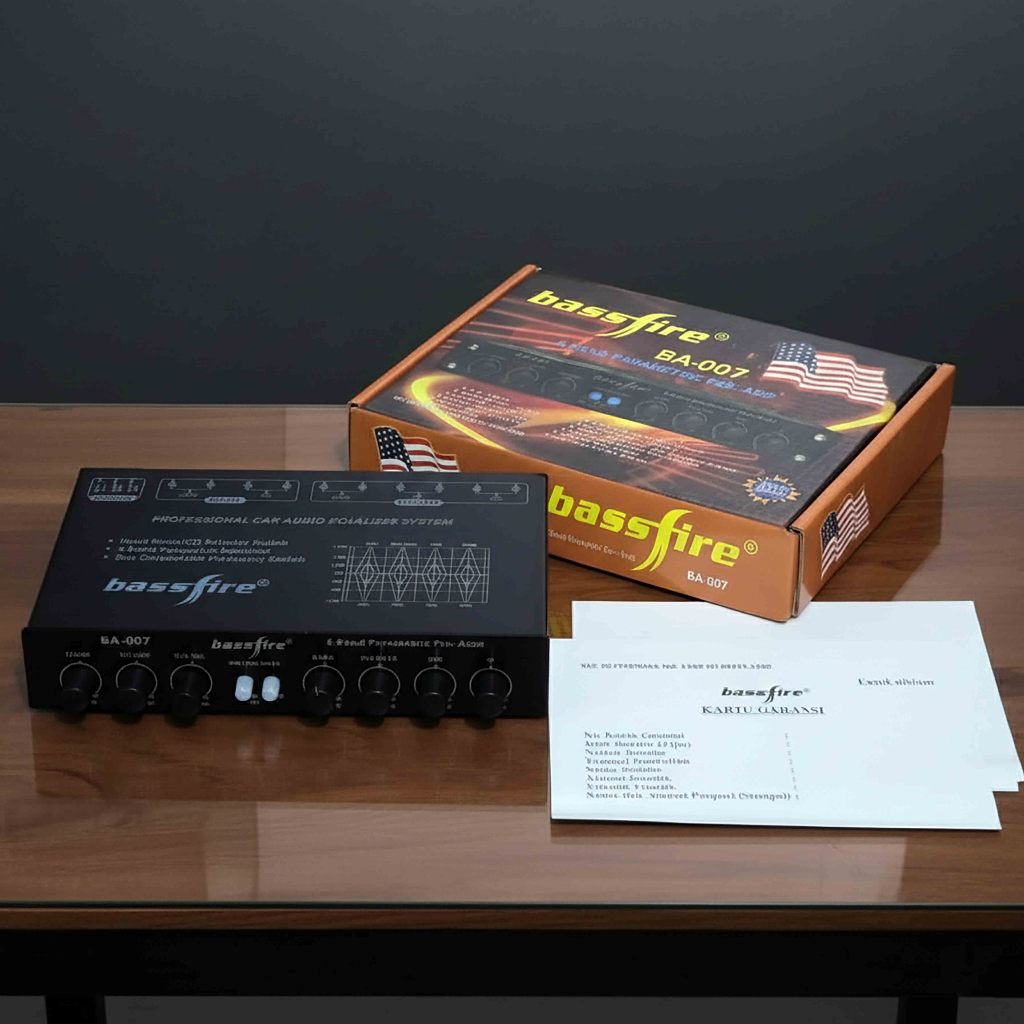 Pre Amp Equalizer Audio Mobil Bassfire BA-007