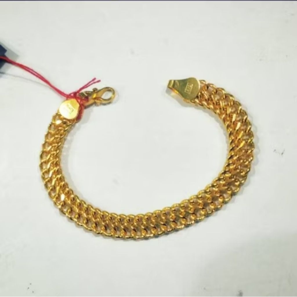 Gelang anak emas asli kadar 875 model holo super GRATIS BOX SEBAGAI HADIAH