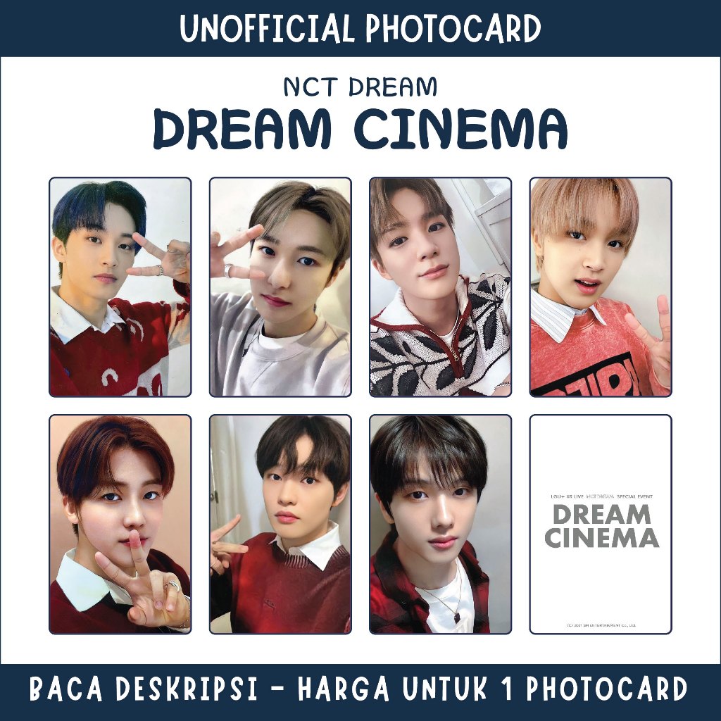 [UNOFFICIAL PHOTOCARD] NCT DREAM - DREAM CINEMA