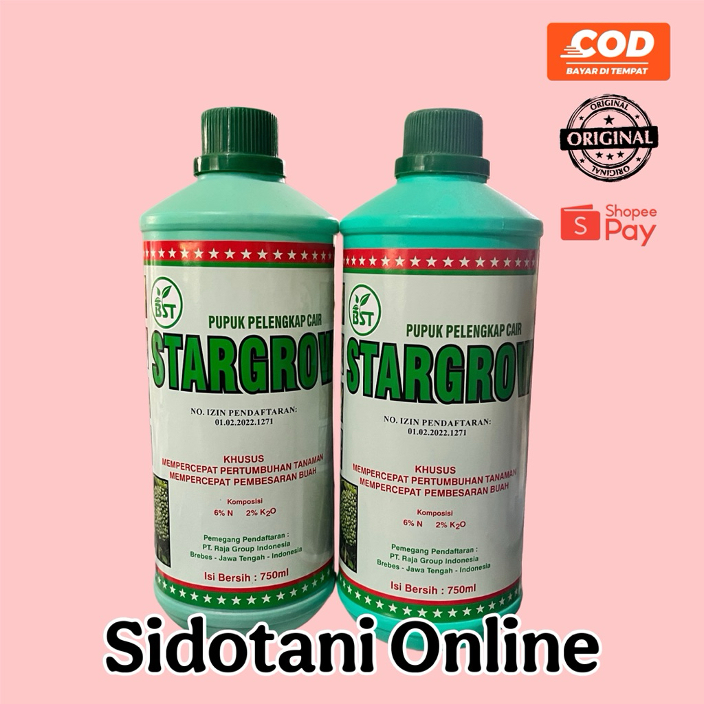 PUPUK CAIR STARGROW 750 (Seperti SPGROW)(pertumbuhan)