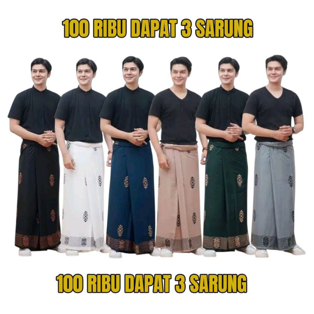Sarung Goyor Babagaf Afkir Sarung BS Murah Sarwon Premium Pria Dewasa