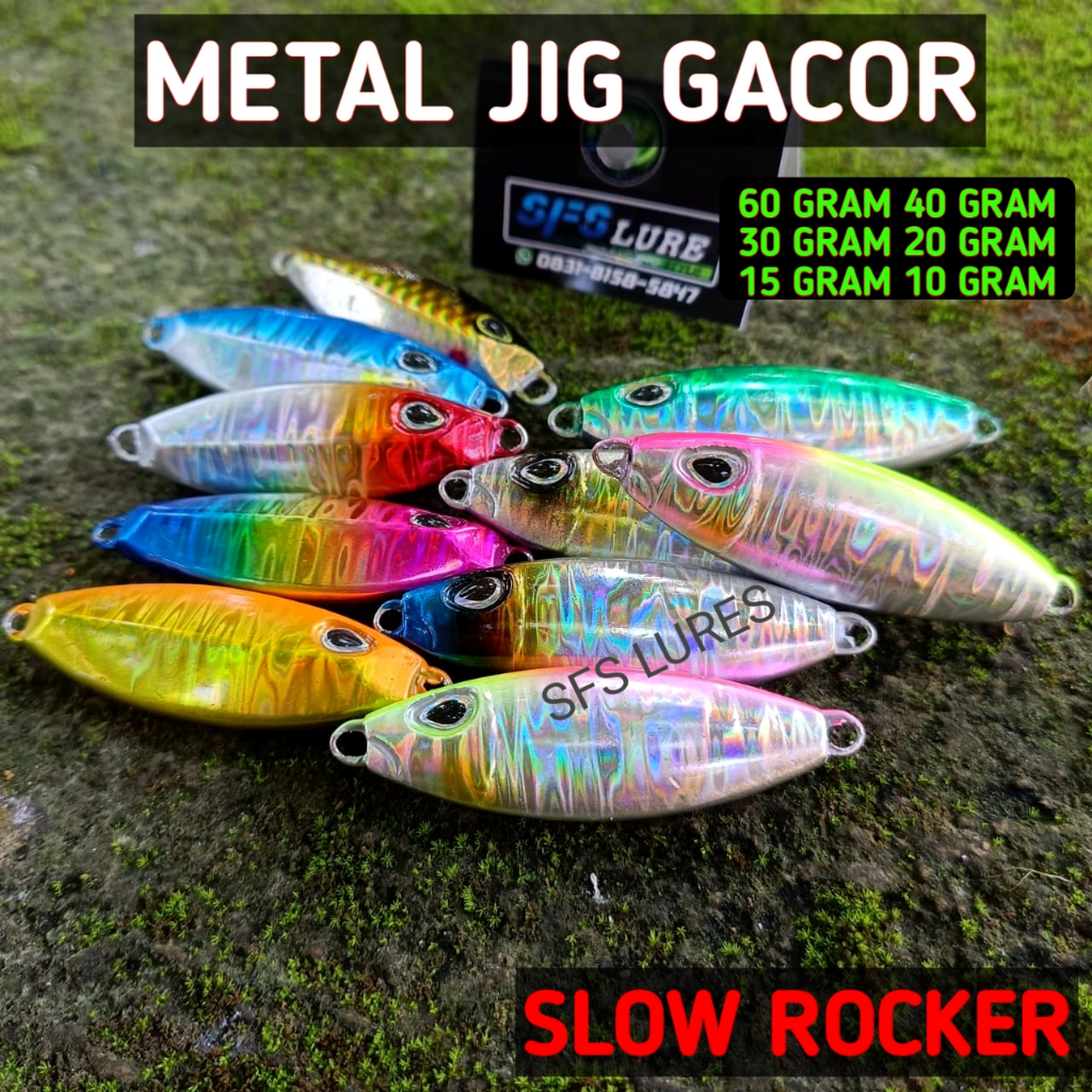 Metal jig 40gram/30gram/20gram slow rocker metal jig 30gram metal metal jig 20gram micro jig metal j