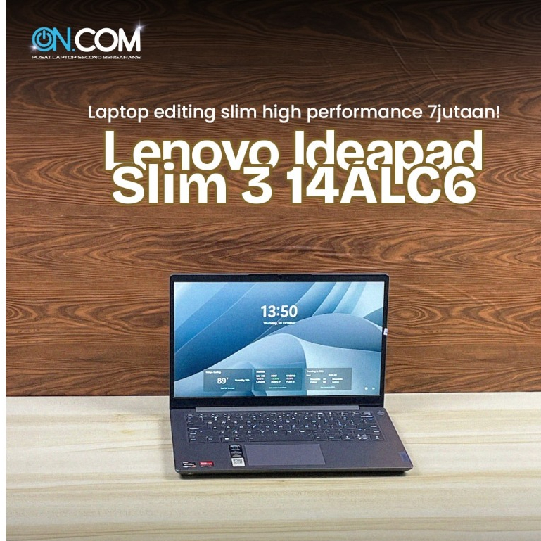 Lenovo Ideapad Slim 3/AMD Ryzen 7 5700U/RAM 8 GB/SSD 512 GB/Garansi Toko 1 Bulan