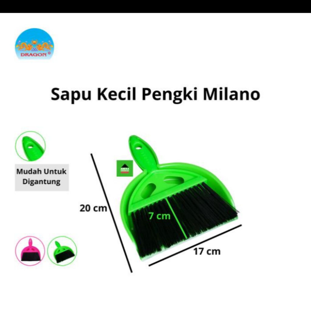 Sapu Pengki /Sapu Pengki Mini/Sapu Mobil/Sapu pengki Milano Dragon