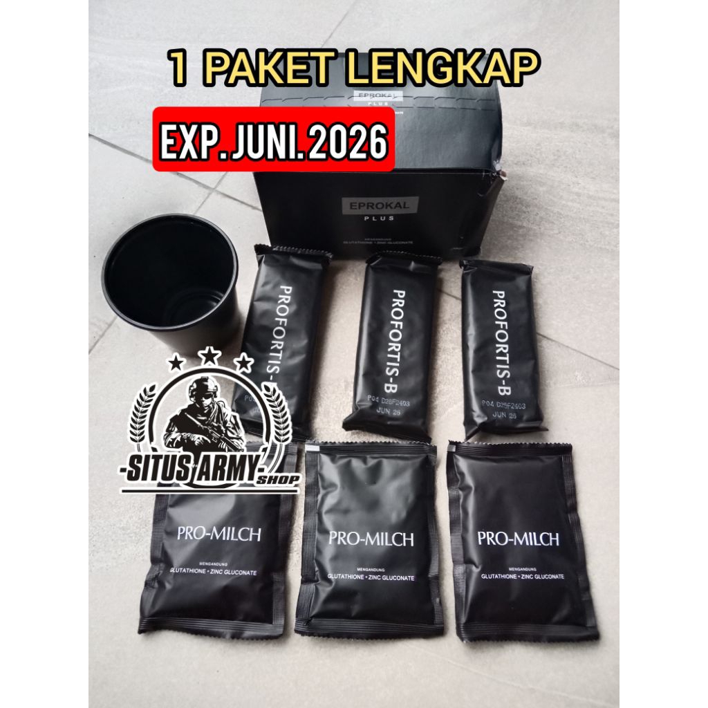 100%ORIGINAL EPROKAL PLUS. 1 PAKET EPROKAL PLUS NEW. RANSUM TNI EPROKAL PLUS EXP. JUNI 2026  RANSUM 
