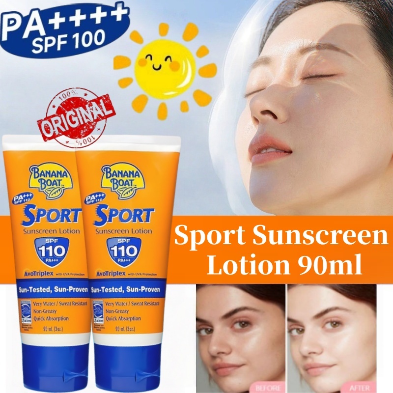 *COD ORI*Banana Boat Sunscreen / Banana Boat SPF 110 / Banana Boat Sport Sunscreen SPF 110 PA++++ 90