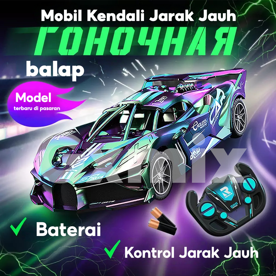 Remote RC /Mobil Remote Control 1:18 2WD Kecepatan Tinggi CAS mobil remot/Mobil sport/mobil remote c