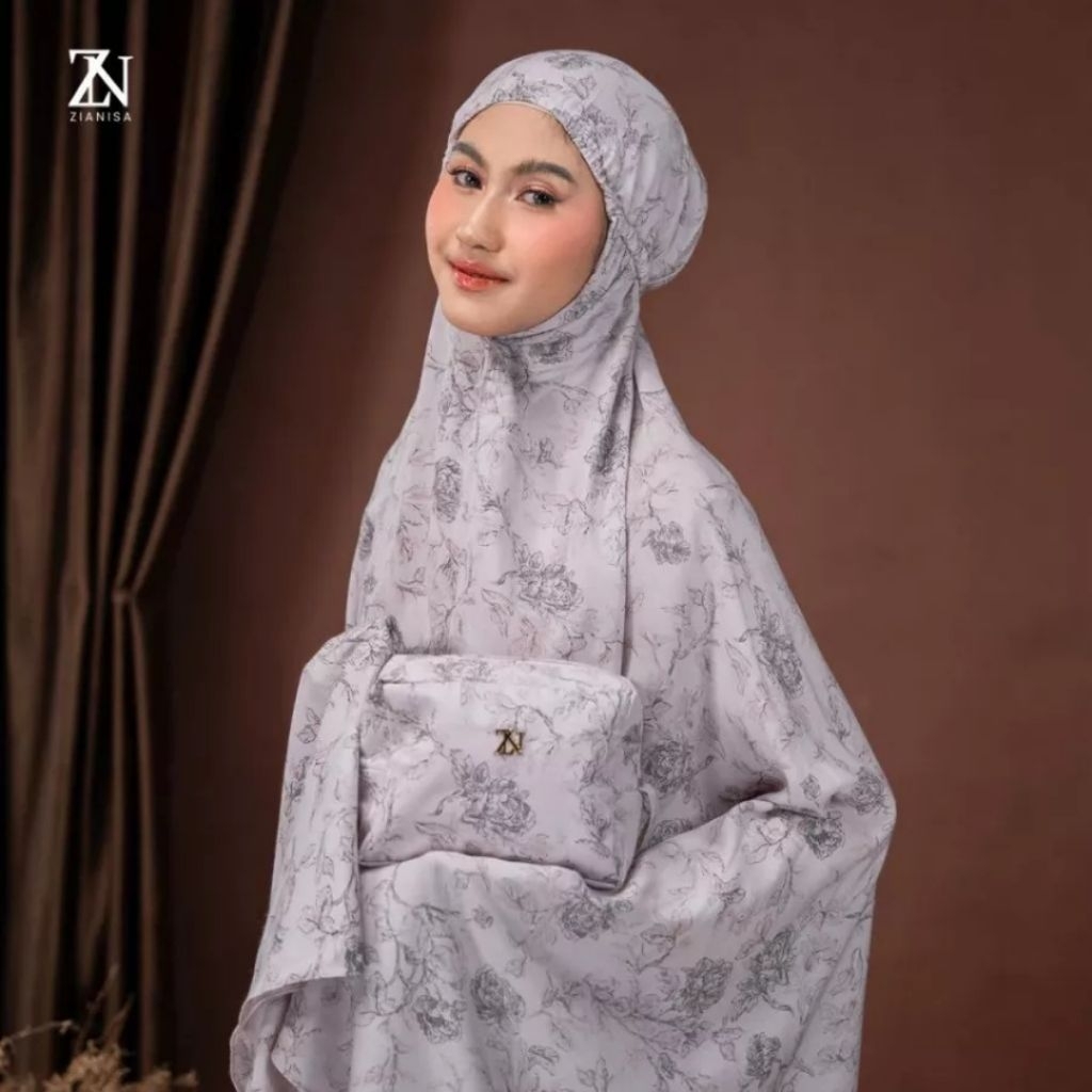 100% Original ZIANISA - Mukena Dewasa Rayon Allover FIRZA Series Firania Series ELSYA SERIES Mukena 