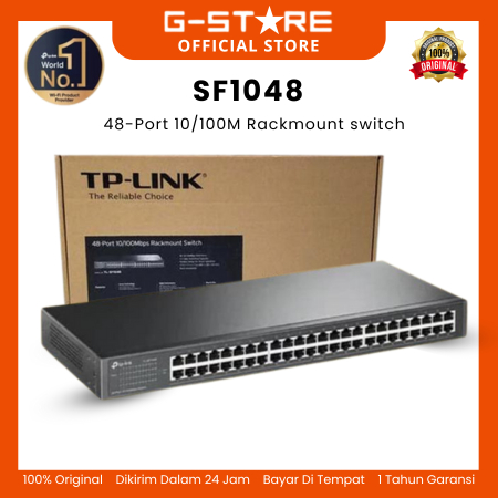Tp-Link Switch Tp Link Tl-Sf1048 SG1048 48Port Rackmount Besi TPLINK SF1048