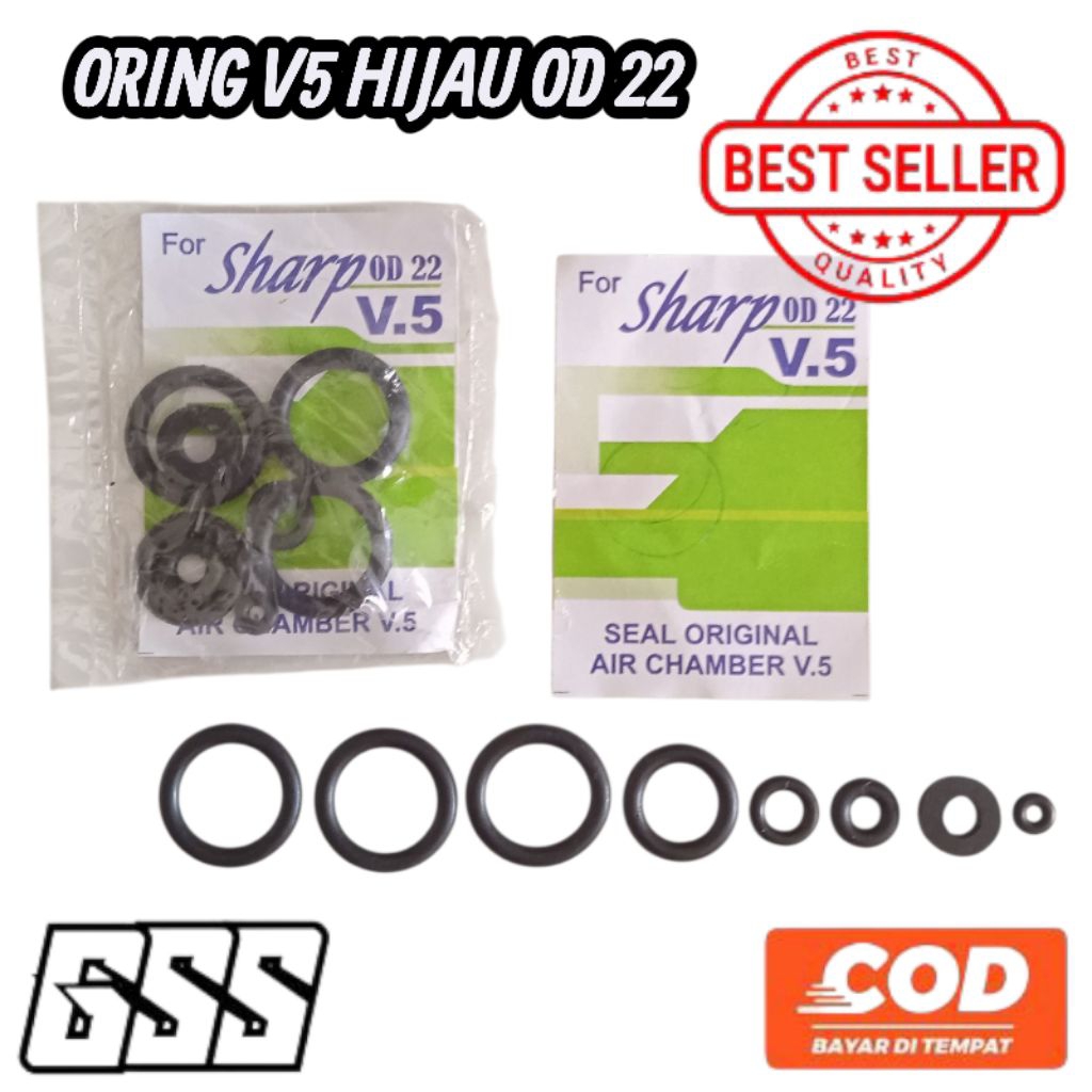 oring seal v5 od 22 | sil sharp v5