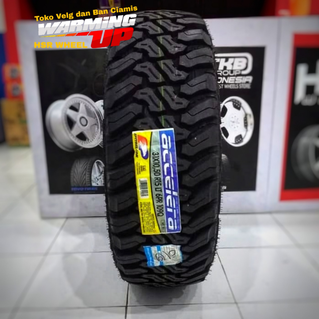 Ban Mobil Ukuran 31 10,5 Ring 15 ACCELERA MT TUBELES LOKAL