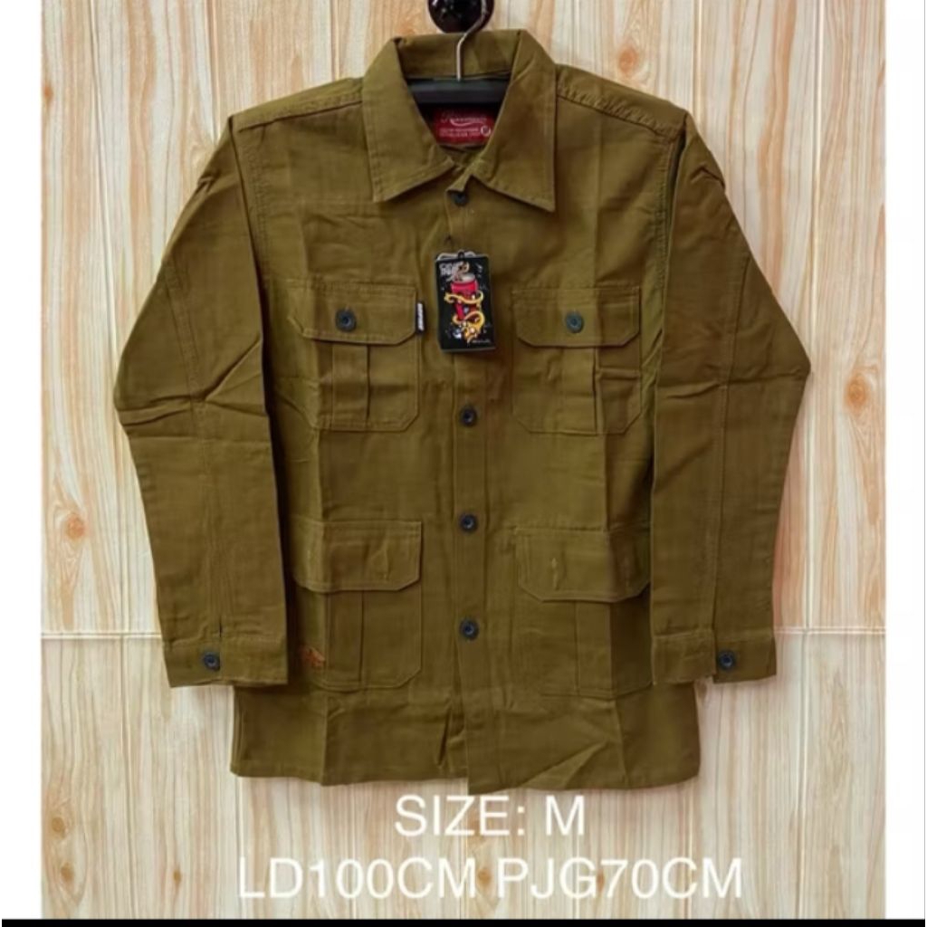 JACKET CANVAS PRIA JACKET DISTRO ONFIRE ORIGINAL