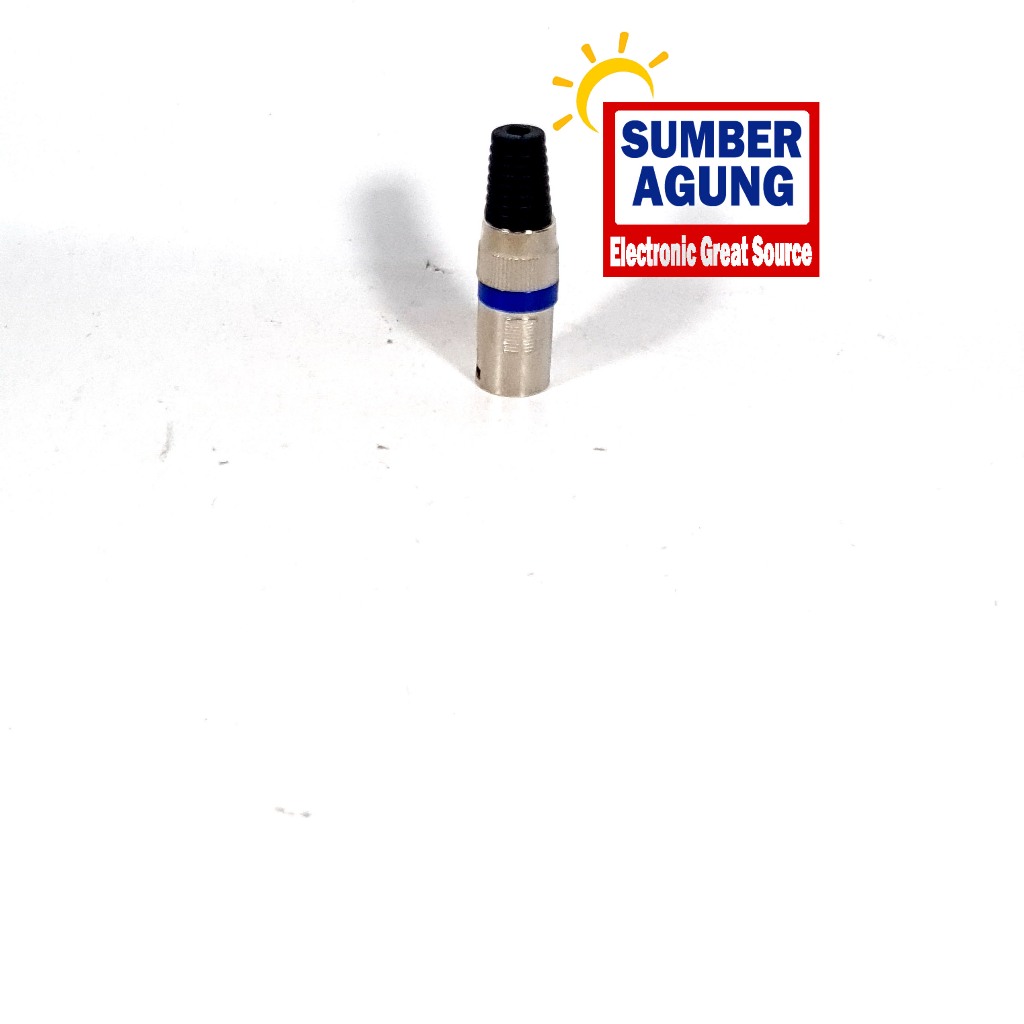 Jek Mik Jack Mic Microphone Akai Canari Colok 3 Lubang 3 Jantan Male Colokan Bawah Mich