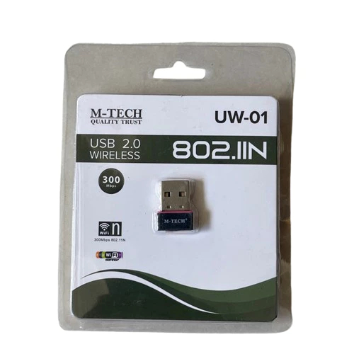 Mtech UW-01 USB Wifii 2.0 WLAN Dongle Adapter 802.11n 300 Mbps