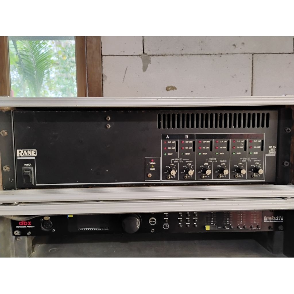 power ampli Rane usa original 6x 150 watt