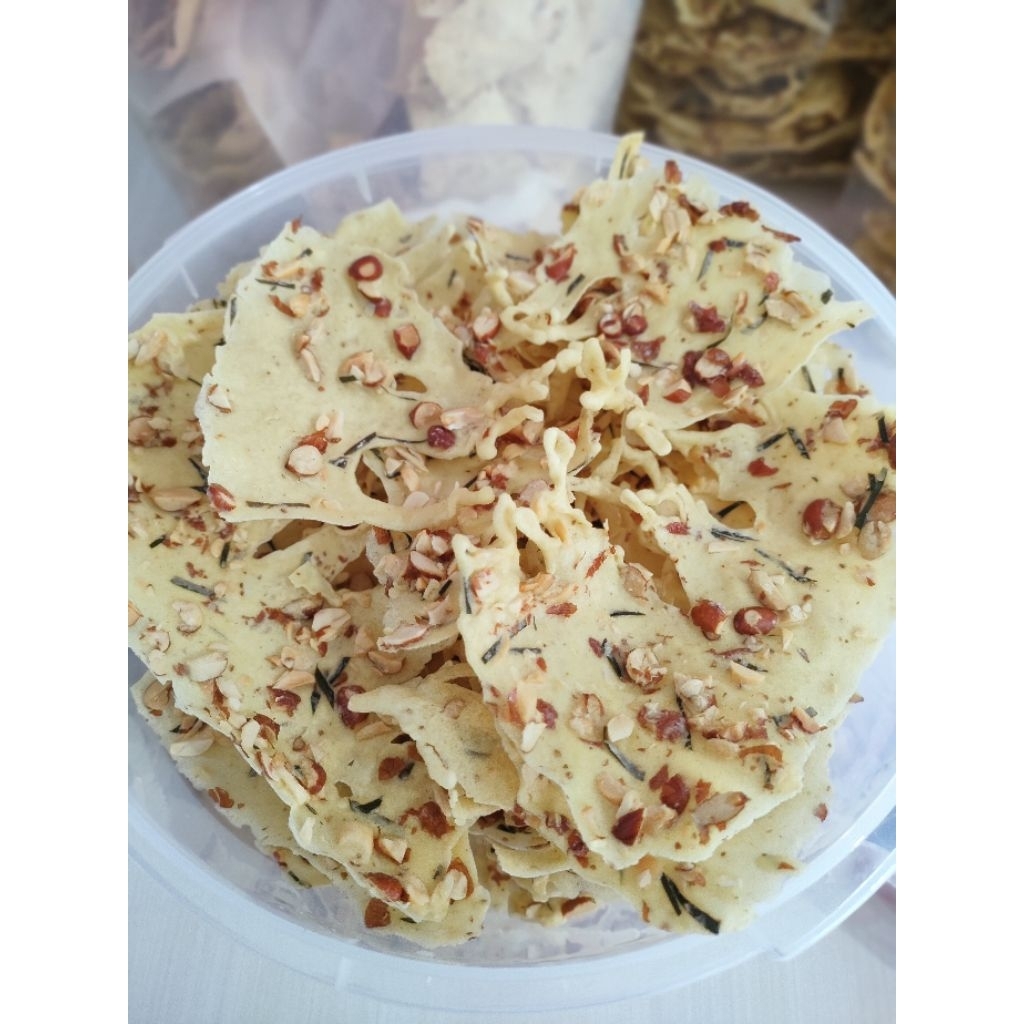 Peyek Kacang / Rempeyek. Toples 10 L