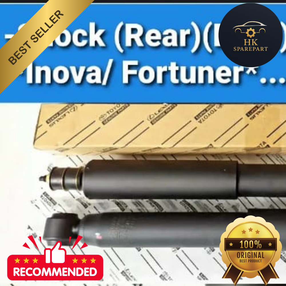 SHOCKBREAKER BELAKANG (SET) TOYOTA INNOVA / FORTUNER / HILUX 48531-0K210 MADE IN THAILAND
