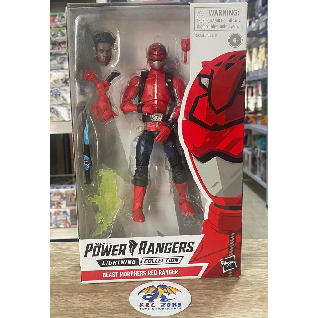 HASBRO LIGHTNING COLLECTION POWER RANGERS BEAST MORPHERS - RANGER RED SKALA SHF